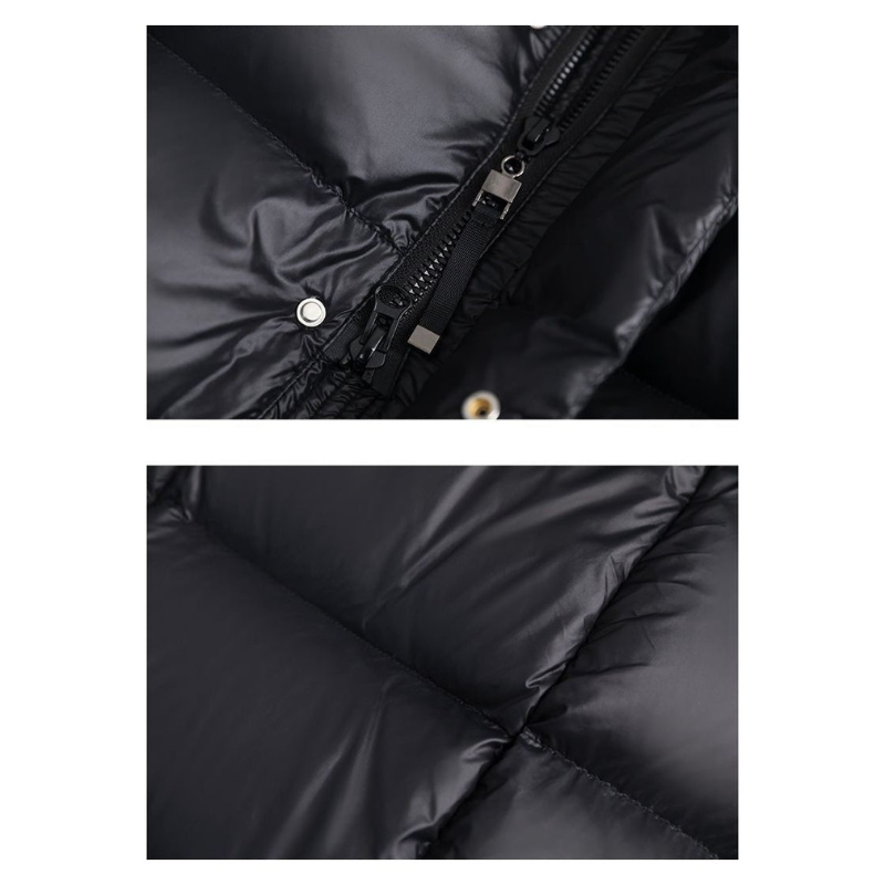 Meridith | Damen Lange Daunenjacke | Steppjacke Winter