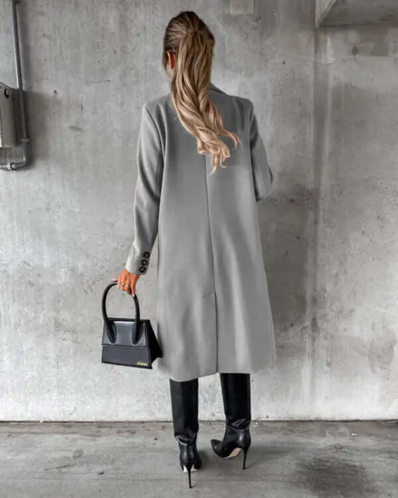 Shayla | Damen Lange Trenchcoat | Warme Jacke