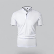 Lasse | Herren Komfort Poloshirt Baumwolle – Weiß