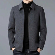 Lässige Reversjacke Für Herren – Grau