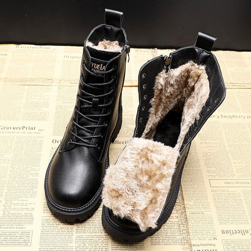 Winterboots mit Reißverschluss | Gefütterte Innenseite | Robustes Design