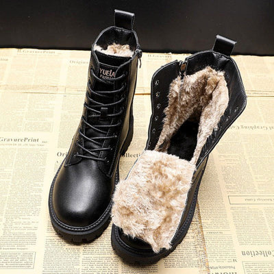 Winterboots mit Reißverschluss | Gefütterte Innenseite | Robustes Design