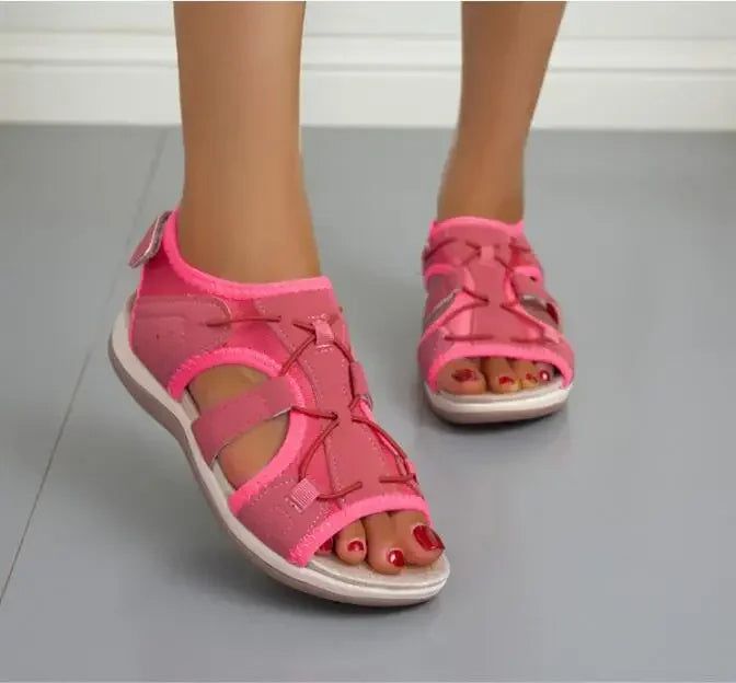 Outdoor-Sandalen mit Klettverschluss | Sportliches Design | Atmungsaktive Struktur