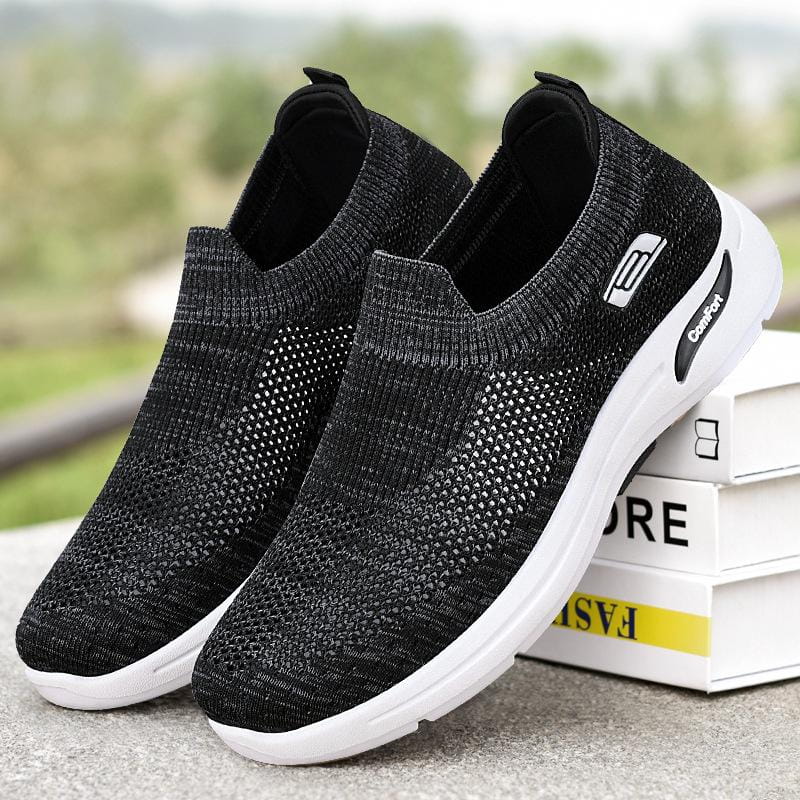 Slip-On Sneakers | Atmungsaktives Strickmaterial | Leicht & Flexibel