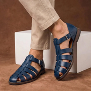 Lennard | Herren Sandalen mit Riemen – Blau