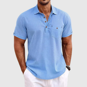 Lennox | Herren Hemd Mit Taschen Alltag – Hellblau