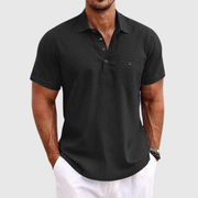 Lennox | Herren Hemd Mit Taschen Alltag – Schwarz