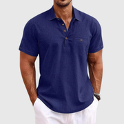 Lennox | Herren Hemd Mit Taschen Alltag – Dunkelblau