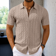 Lorenz | Herren Poloshirt Für Sommer Mit Knopfleiste – Khaki