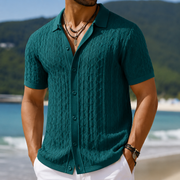 Lorenz | Herren Poloshirt Für Sommer Mit Knopfleiste – Grün