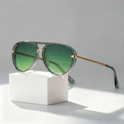 Lucas | Herren Sonnenbrille Aviator Grün Klassisch – Grün
