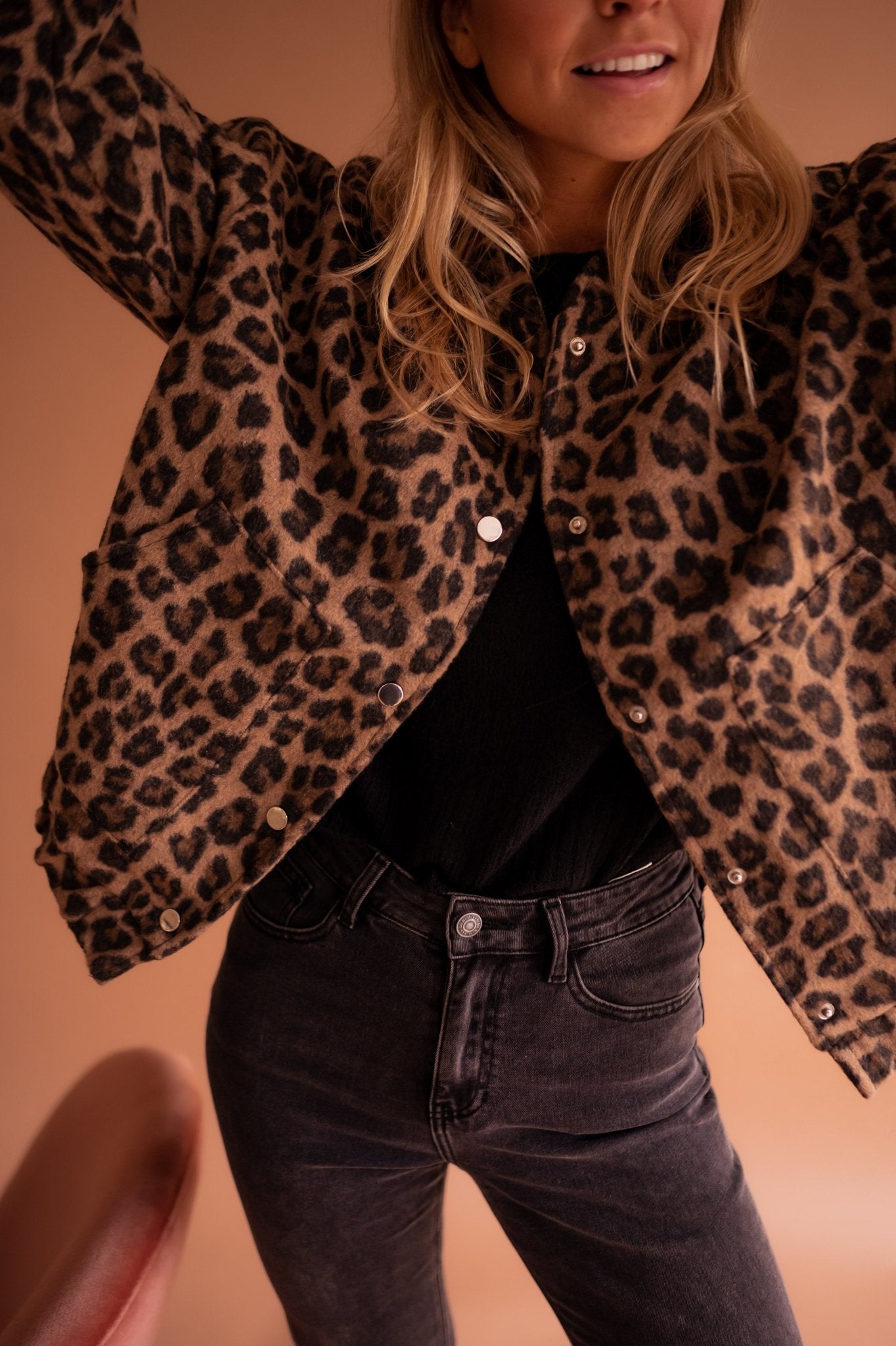 Luna | Trendige Jacke mit Leopardenmuster