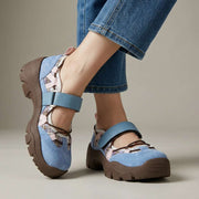 Celena - Gepolsterte Slipper – Blau