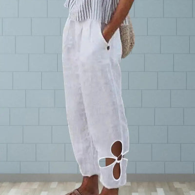 Luftige Damenhose mit lockerer Passform – Mireen