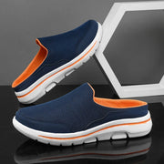 Stützende Slipper-Clogs für Herren – Blau Orange