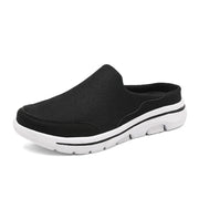 Stützende Slipper-Clogs für Herren – Schwarz Weiß