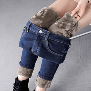 Sophie | Warme Damen Jeans stilvoll gefüttert – Blau