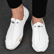 Marco | Bequeme Herren Schuhe Komfort flexibel leicht – Weiß