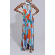 Maribel | Damen Sommerkleid Maxi Leicht Elegant – Türkis