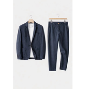 Maro | Herren Stilvoller Sommer Anzug – Blau