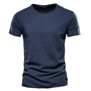 Marvin | Herren T-Shirt Basic Für Alltag – Marineblau