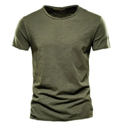 Marvin | Herren T-Shirt Basic Für Alltag – Olivgrün