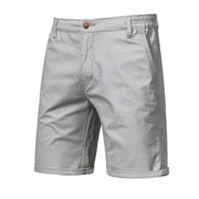 Maximilian | Herren Shorts Smart Casual Für Urlaub – Hellgrau