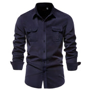 Derwyn - Besonders weiches Freizeitshirt – Marineblau
