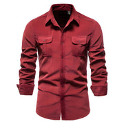 Derwyn - Besonders weiches Freizeitshirt – Rot