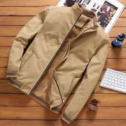 Moderne Bomberjacke Herren – Khaki