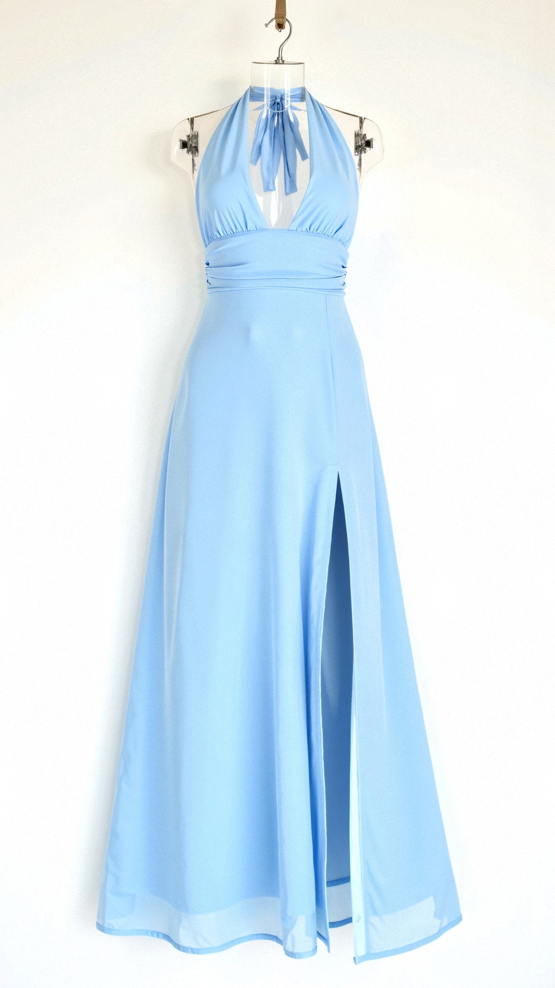 Renzy - Elegantes Halfter-Maxi-Kleid