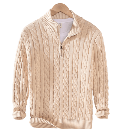 Anton Kabelstrickpullover