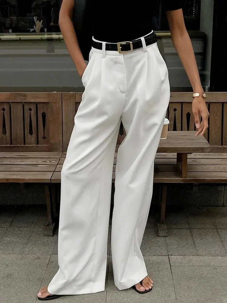 Eunice Klassische Hose mit weitem Bein