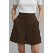 Kira | Damen Shorts Mit Lockerem Schnitt Für Sommer – Braun