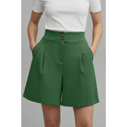 Kira | Damen Shorts Mit Lockerem Schnitt Für Sommer – Grün