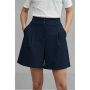 Kira | Damen Shorts Mit Lockerem Schnitt Für Sommer – Marineblau
