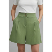 Kira | Damen Shorts Mit Lockerem Schnitt Für Sommer – Hellgrün