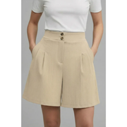 Kira | Damen Shorts Mit Lockerem Schnitt Für Sommer – Aprikose
