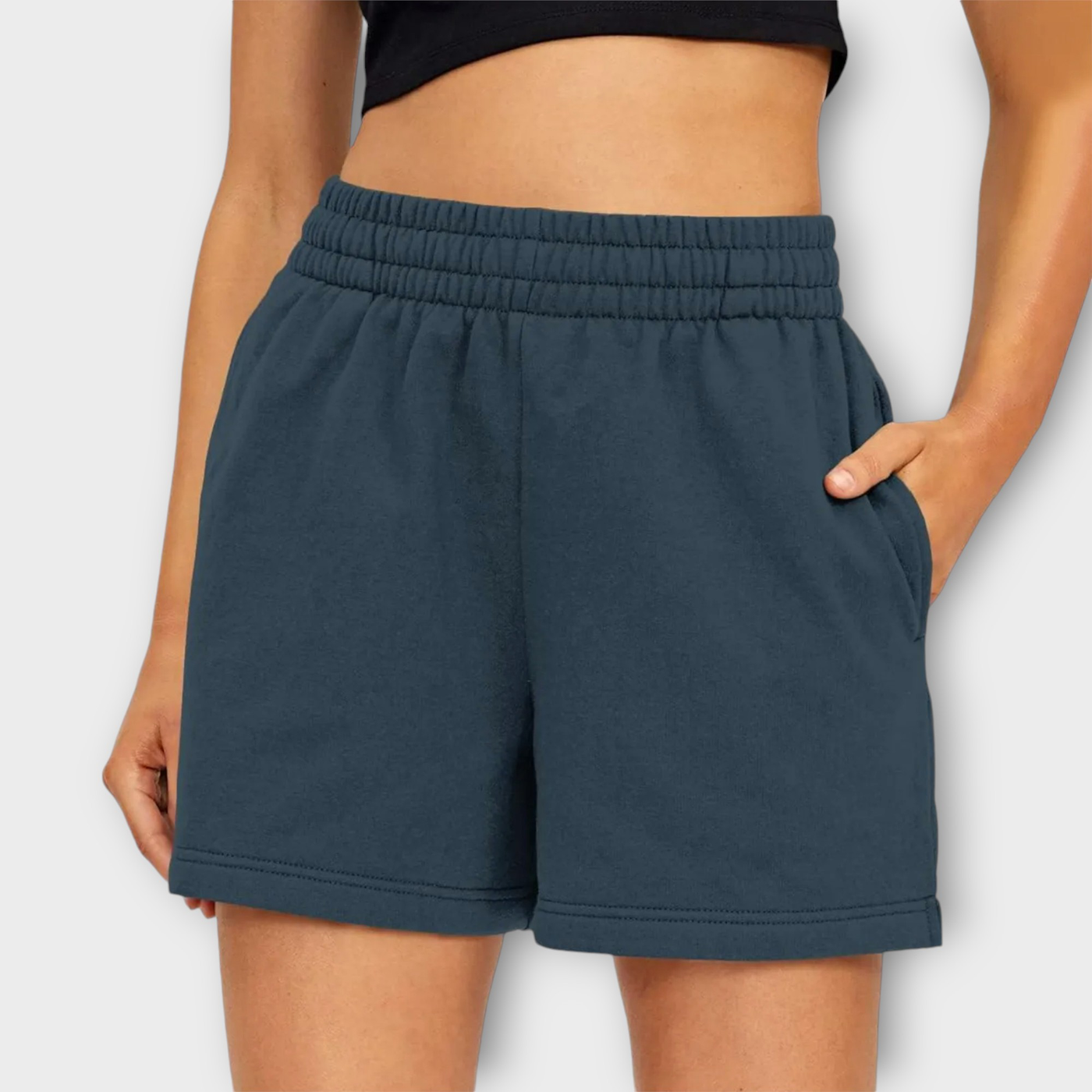 Shorts mit Elastischem Bund für Damen