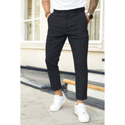 Niklas | Herren Slim Fit Chino Hose – Schwarz