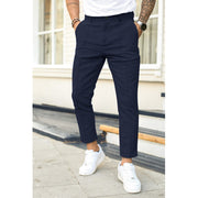 Niklas | Herren Slim Fit Chino Hose – Blau