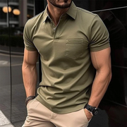 Niklas | Herren Poloshirt Mit Taschen Für Sommer – Grün