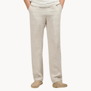 Nikolaus | Herren Leinenhose Casual Gerade – Leinen