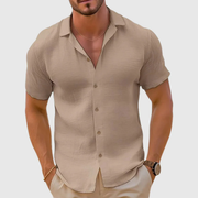 Noel | Herren Hemd Klassisch Sommer – Khaki