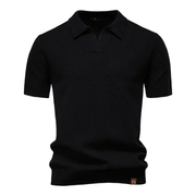 Oliver | Herren Poloshirt Kurzarm für warme Tage – Schwarz