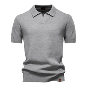 Oliver | Herren Poloshirt Kurzarm für warme Tage – Hellgrau