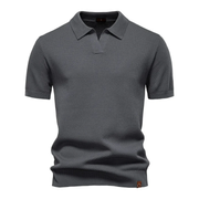 Oliver | Herren Poloshirt Kurzarm für warme Tage – Dunkelgrau