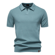 Oliver | Herren Poloshirt Kurzarm für warme Tage – Blaugrün