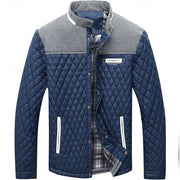 Ormbert | Herren Steppjacke mit Stehkragen – Marineblau