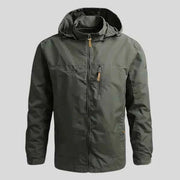 Outdoorjacke Herren Modern – Militärgrün